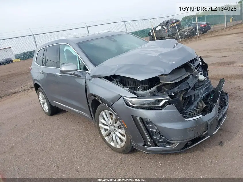 2020 Cadillac Xt6 Awd Premium Luxury VIN: 1GYKPDRS7LZ134028 Lot: 45170254