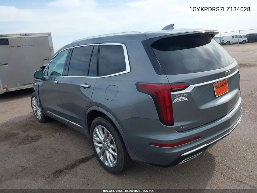 2020 Cadillac Xt6 Awd Premium Luxury VIN: 1GYKPDRS7LZ134028 Lot: 45170254