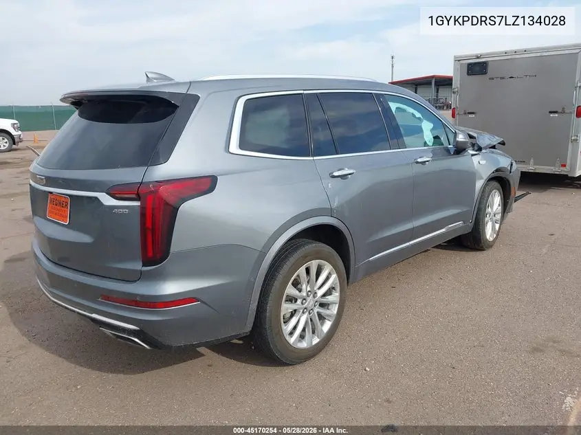 2020 Cadillac Xt6 Awd Premium Luxury VIN: 1GYKPDRS7LZ134028 Lot: 45170254