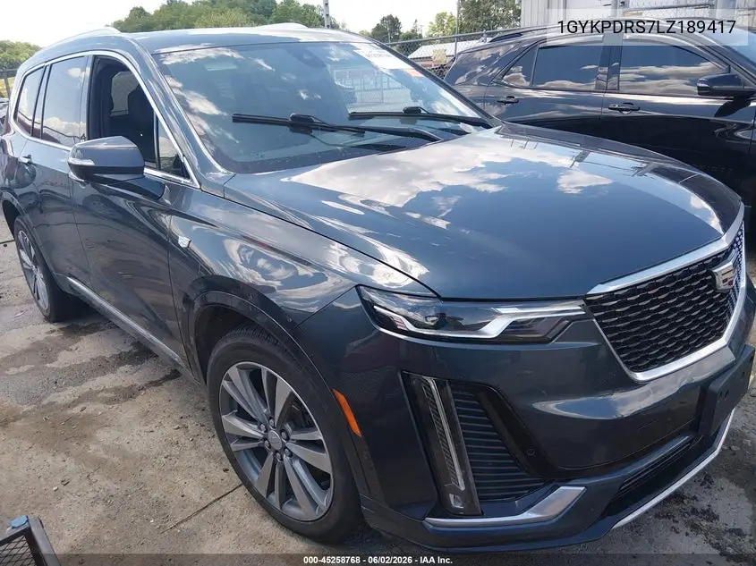 2020 Cadillac Xt6 Premium Luxury VIN: 1GYKPDRS7LZ189417 Lot: 45258768