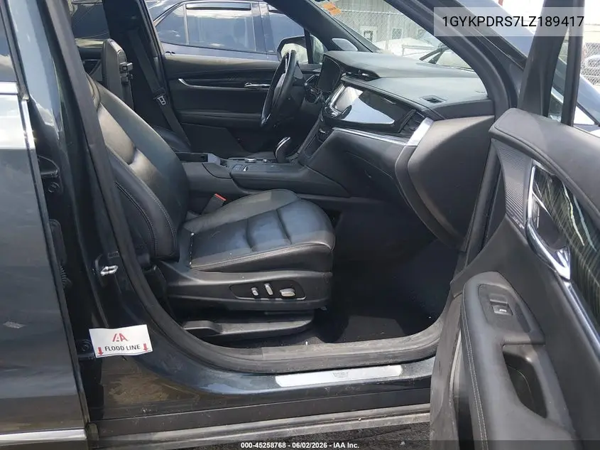 2020 Cadillac Xt6 Premium Luxury VIN: 1GYKPDRS7LZ189417 Lot: 45258768