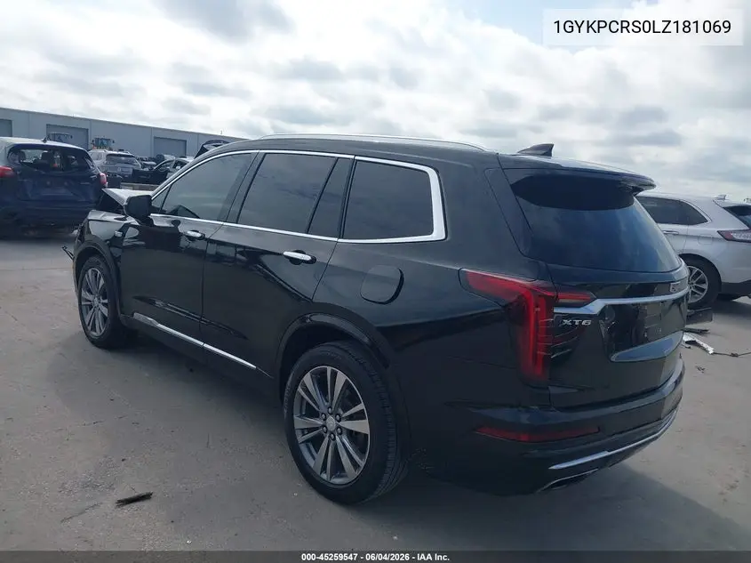 2020 Cadillac Xt6 Fwd Premium Luxury VIN: 1GYKPCRS0LZ181069 Lot: 45259547