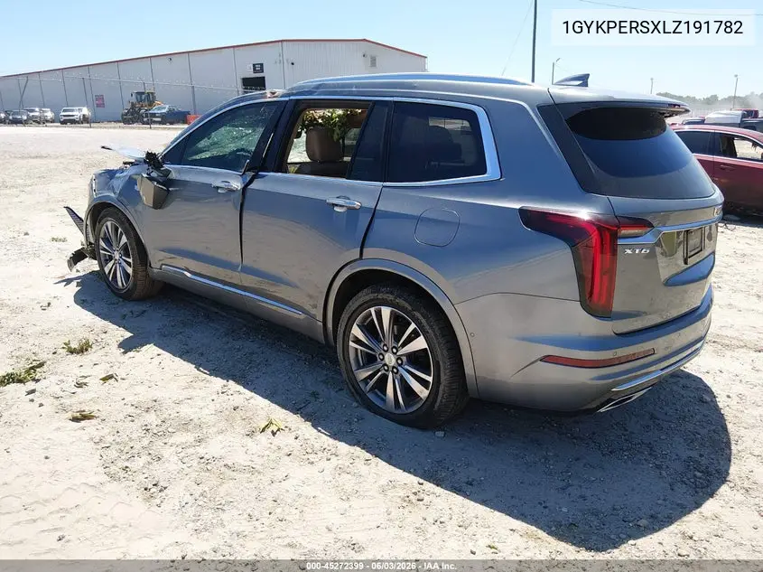 2020 Cadillac Xt6 Fwd Premium Luxury VIN: 1GYKPERSXLZ191782 Lot: 45272399