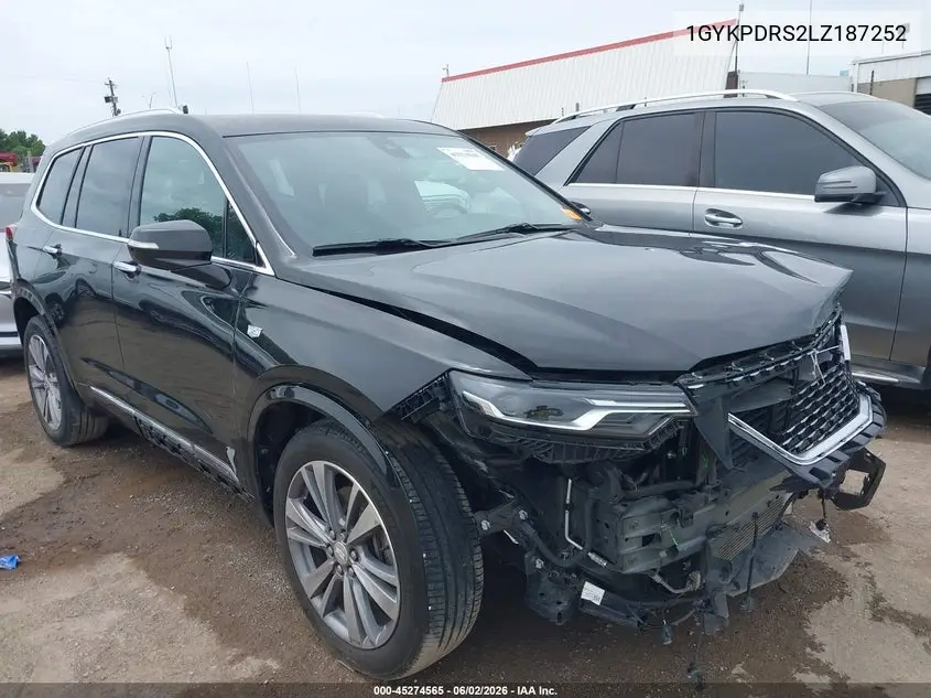 2020 Cadillac Xt6 Awd Premium Luxury VIN: 1GYKPDRS2LZ187252 Lot: 45274565