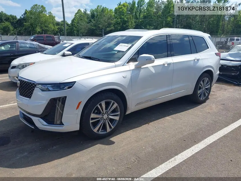 2020 Cadillac Xt6 Fwd Premium Luxury VIN: 1GYKPCRS3LZ181874 Lot: 45279140