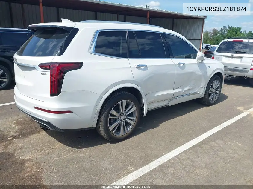 2020 Cadillac Xt6 Fwd Premium Luxury VIN: 1GYKPCRS3LZ181874 Lot: 45279140