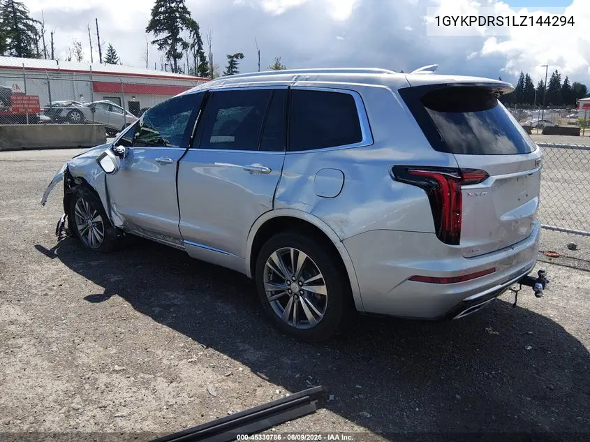 2020 Cadillac Xt6 Awd Premium Luxury VIN: 1GYKPDRS1LZ144294 Lot: 45330786