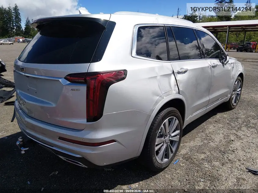 2020 Cadillac Xt6 Awd Premium Luxury VIN: 1GYKPDRS1LZ144294 Lot: 45330786