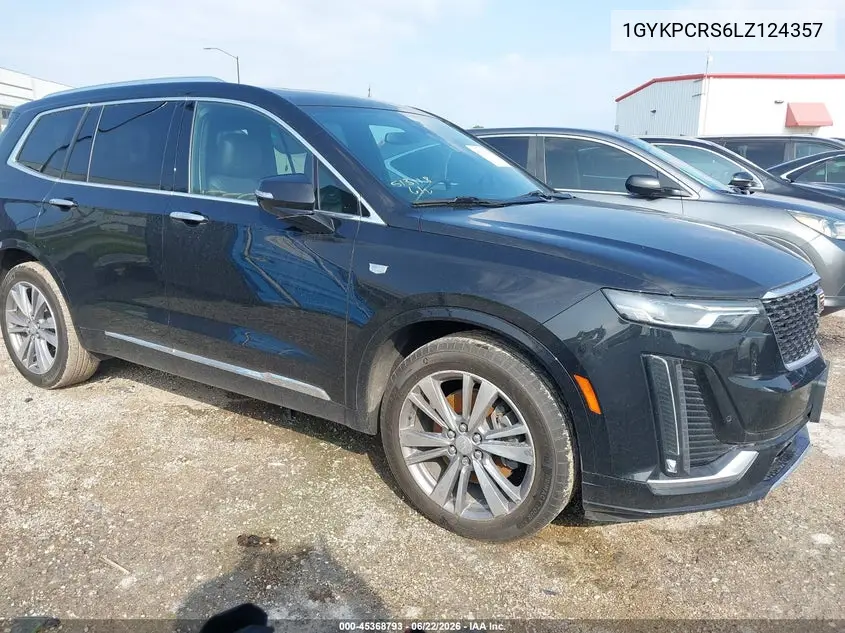 2020 Cadillac Xt6 Fwd Premium Luxury VIN: 1GYKPCRS6LZ124357 Lot: 45368793