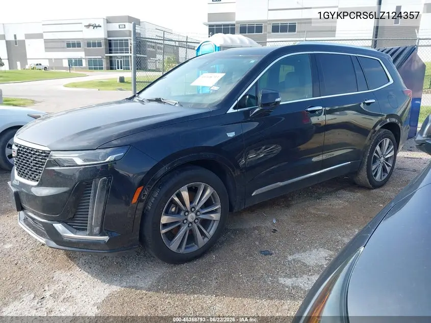 2020 Cadillac Xt6 Fwd Premium Luxury VIN: 1GYKPCRS6LZ124357 Lot: 45368793