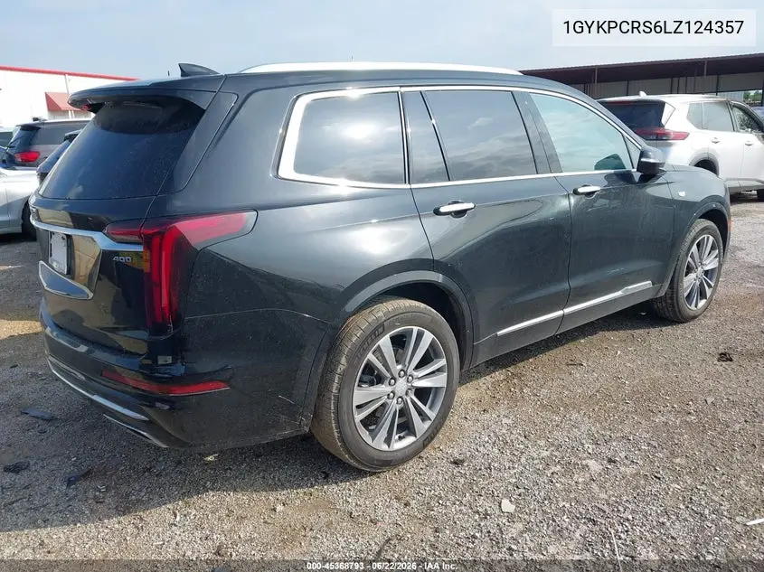 2020 Cadillac Xt6 Fwd Premium Luxury VIN: 1GYKPCRS6LZ124357 Lot: 45368793