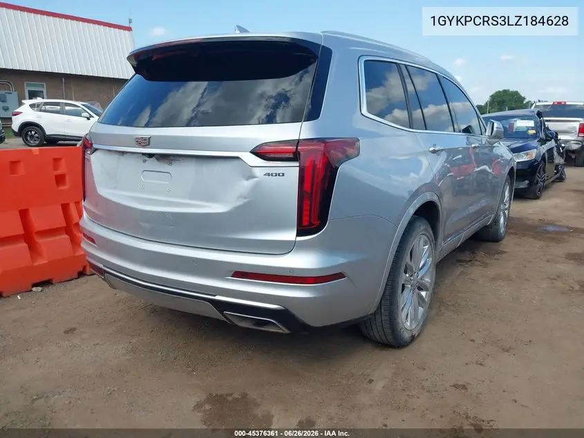 2020 Cadillac Xt6 Fwd Premium Luxury VIN: 1GYKPCRS3LZ184628 Lot: 45376361