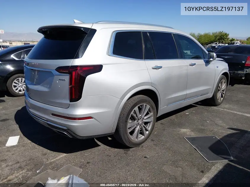 2020 Cadillac Xt6 Fwd Premium Luxury VIN: 1GYKPCRS5LZ197137 Lot: 45455717
