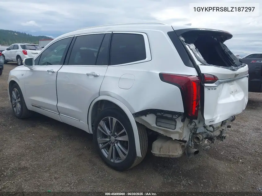 2020 Cadillac Xt6 Awd Premium Luxury VIN: 1GYKPFRS8LZ187297 Lot: 45495068