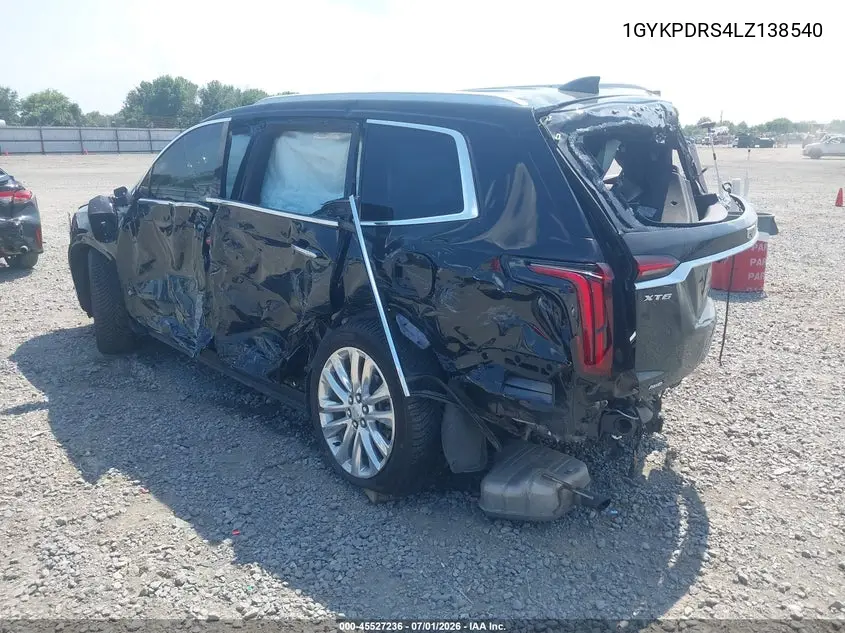 2020 Cadillac Xt6 Awd Premium Luxury VIN: 1GYKPDRS4LZ138540 Lot: 45527236