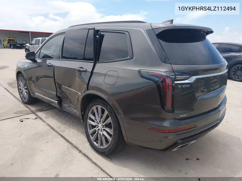 2020 Cadillac Xt6 Awd Sport VIN: 1GYKPHRS4LZ112494 Lot: 45550915
