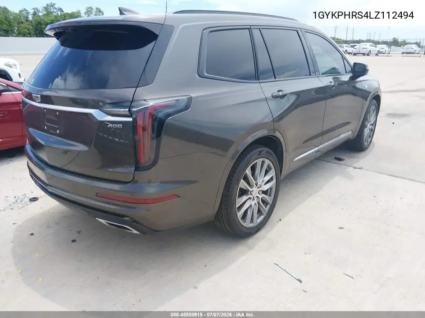 2020 Cadillac Xt6 Awd Sport VIN: 1GYKPHRS4LZ112494 Lot: 45550915