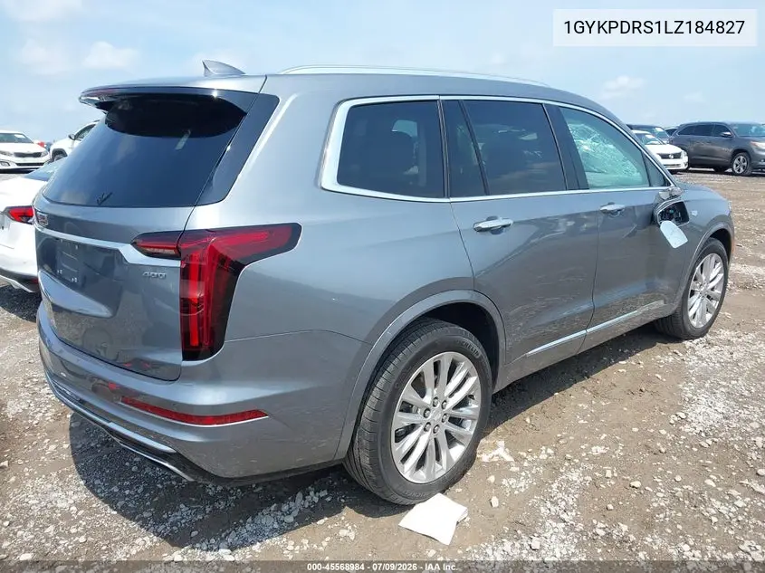2020 Cadillac Xt6 Awd Premium Luxury VIN: 1GYKPDRS1LZ184827 Lot: 45568984