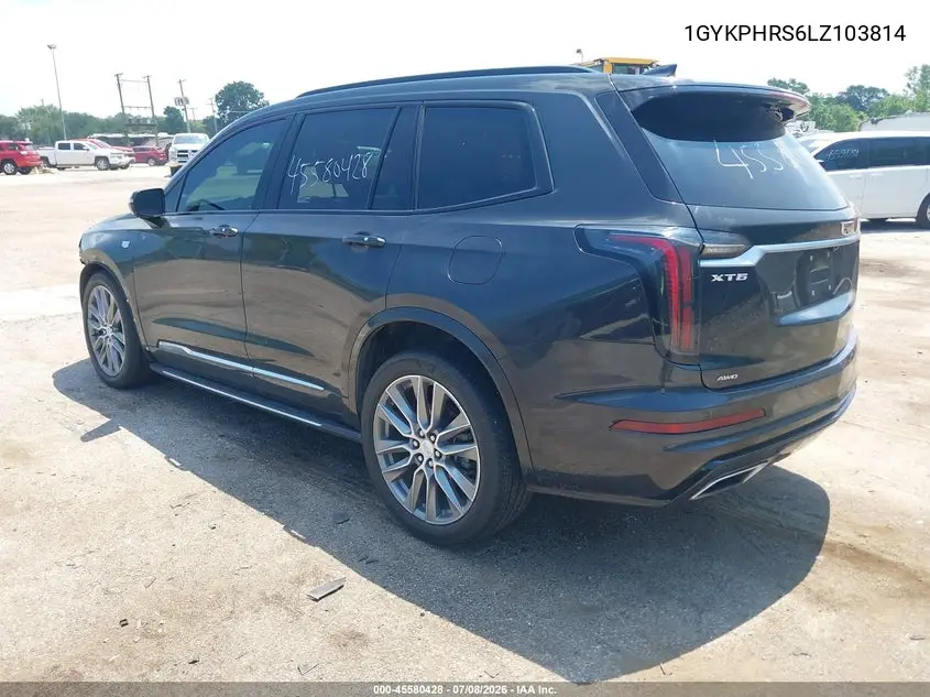 2020 Cadillac Xt6 Awd Sport VIN: 1GYKPHRS6LZ103814 Lot: 45580428