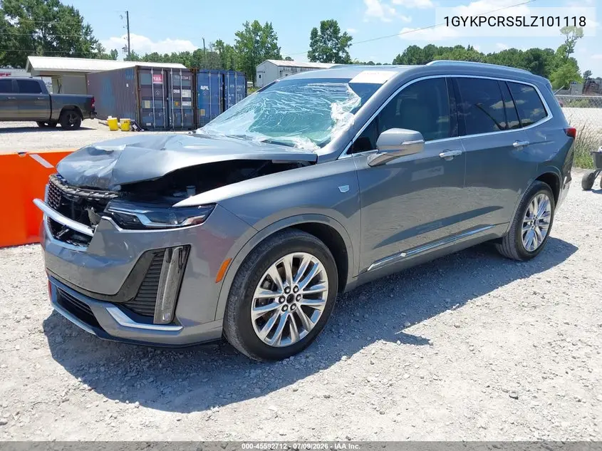 2020 Cadillac Xt6 Fwd Premium Luxury VIN: 1GYKPCRS5LZ101118 Lot: 45592712