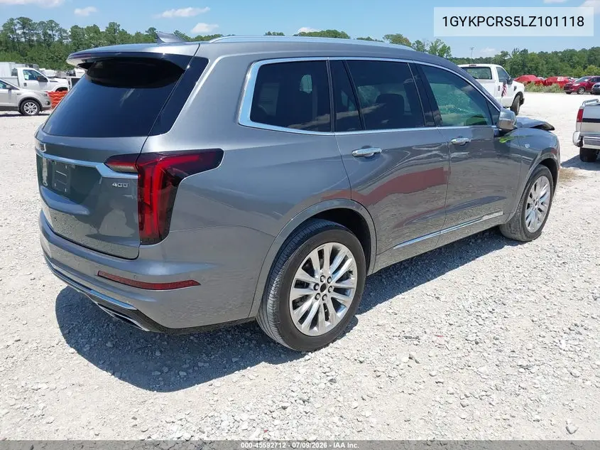 2020 Cadillac Xt6 Fwd Premium Luxury VIN: 1GYKPCRS5LZ101118 Lot: 45592712