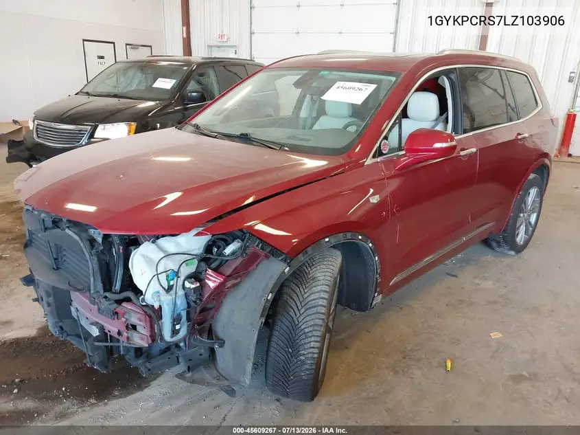 2020 Cadillac Xt6 Fwd Premium Luxury VIN: 1GYKPCRS7LZ103906 Lot: 45609267