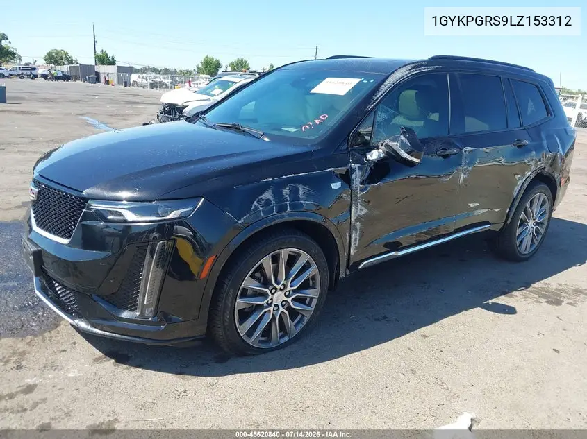 1GYKPGRS9LZ153312 2020 Cadillac Xt6 Awd Sport