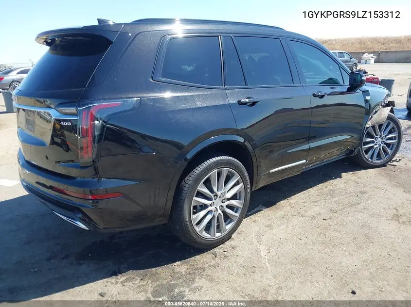 1GYKPGRS9LZ153312 2020 Cadillac Xt6 Awd Sport
