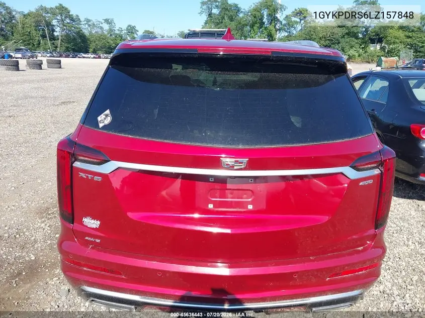 2020 Cadillac Xt6 Awd Premium Luxury VIN: 1GYKPDRS6LZ157848 Lot: 45636443