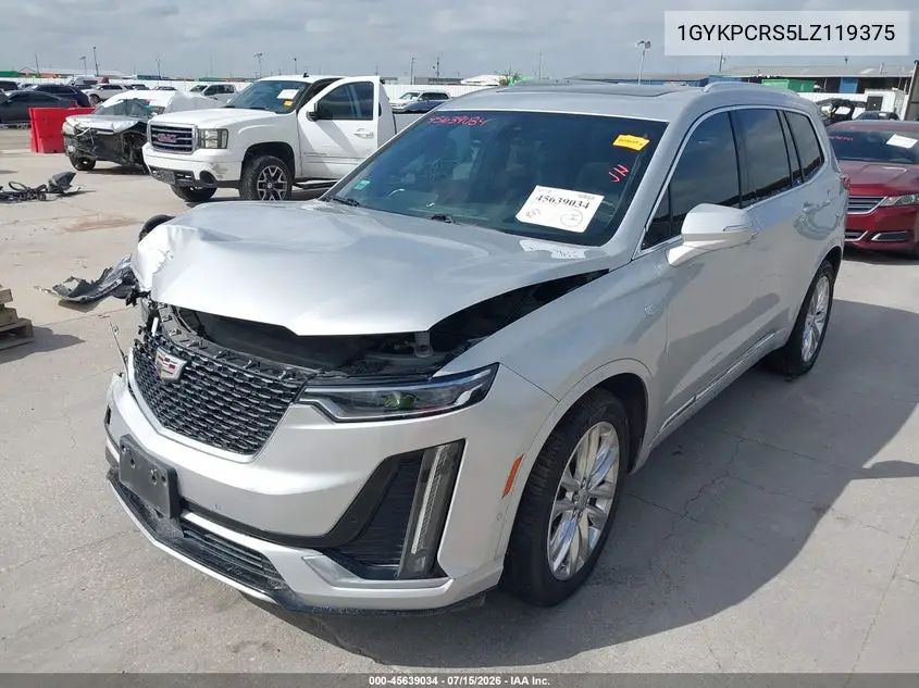2020 Cadillac Xt6 Fwd Premium Luxury VIN: 1GYKPCRS5LZ119375 Lot: 45639034