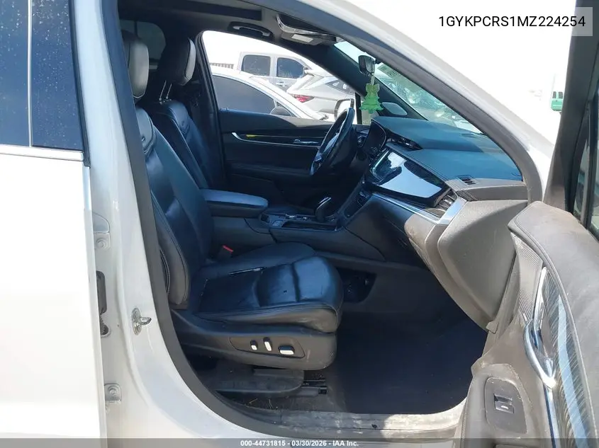 2021 Cadillac Xt6 Fwd Premium Luxury VIN: 1GYKPCRS1MZ224254 Lot: 44731815