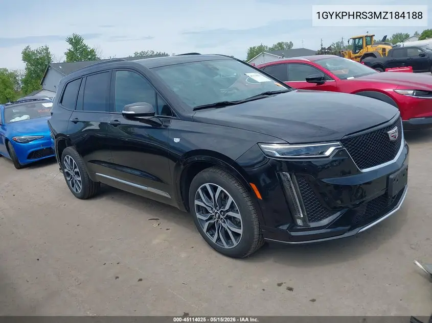 2021 Cadillac Xt6 Awd Sport VIN: 1GYKPHRS3MZ184188 Lot: 45114025