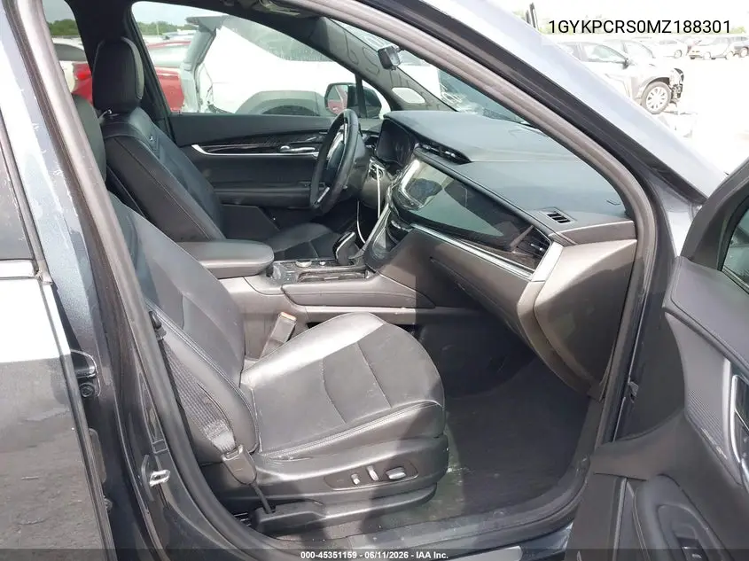2021 Cadillac Xt6 Fwd Premium Luxury VIN: 1GYKPCRS0MZ188301 Lot: 45351159