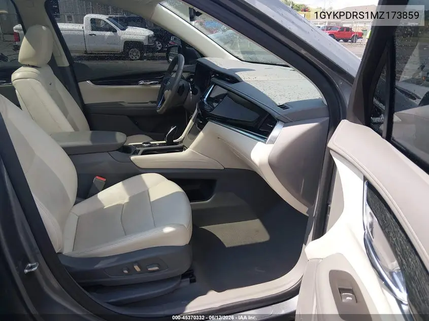 2021 Cadillac Xt6 Awd Premium Luxury VIN: 1GYKPDRS1MZ173859 Lot: 45370332