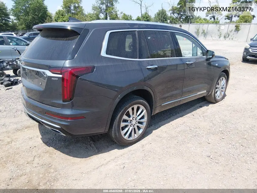 2021 Cadillac Xt6 Awd Premium Luxury VIN: 1GYKPDRSXMZ163377 Lot: 45405268