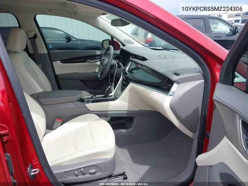 2021 Cadillac Xt6 Fwd Premium Luxury VIN: 1GYKPCRS5MZ224306 Lot: 45426802