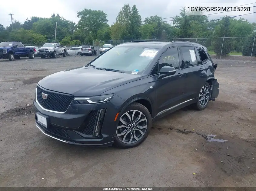 2021 Cadillac Xt6 Awd Sport VIN: 1GYKPGRS2MZ185228 Lot: 45549275