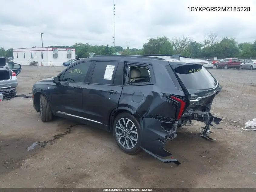 2021 Cadillac Xt6 Awd Sport VIN: 1GYKPGRS2MZ185228 Lot: 45549275