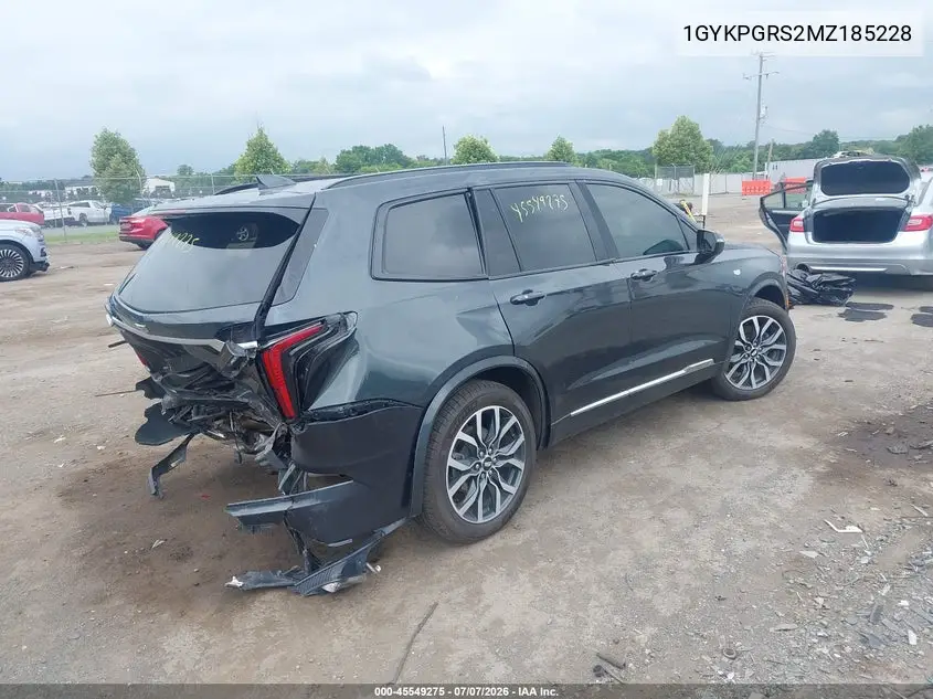 2021 Cadillac Xt6 Awd Sport VIN: 1GYKPGRS2MZ185228 Lot: 45549275