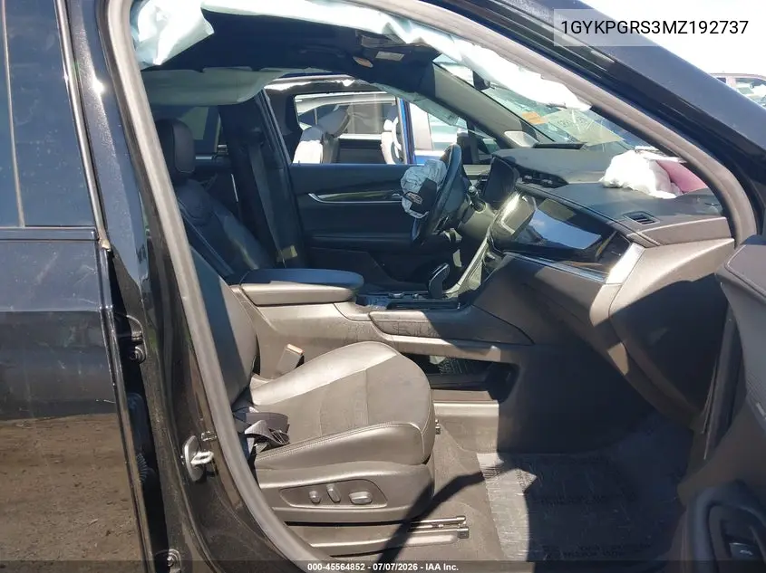2021 Cadillac Xt6 Awd Sport VIN: 1GYKPGRS3MZ192737 Lot: 45564852