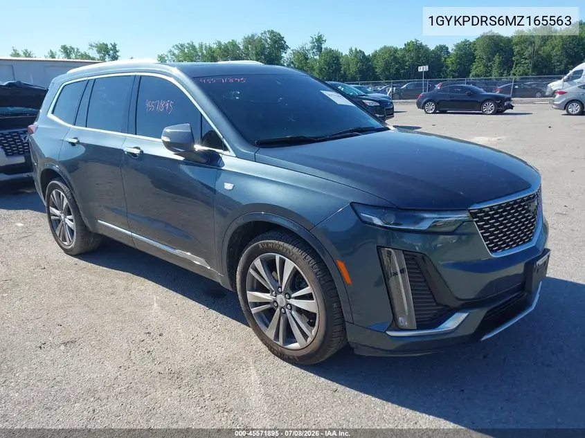 2021 Cadillac Xt6 Awd Premium Luxury VIN: 1GYKPDRS6MZ165563 Lot: 45571895