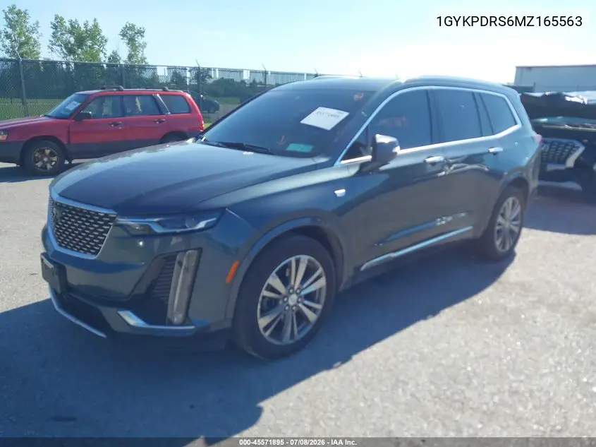2021 Cadillac Xt6 Awd Premium Luxury VIN: 1GYKPDRS6MZ165563 Lot: 45571895