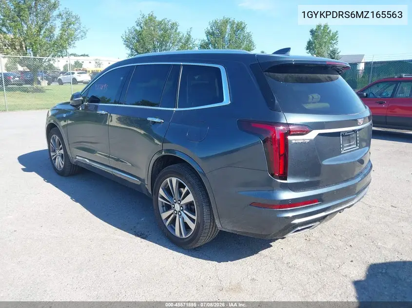 2021 Cadillac Xt6 Awd Premium Luxury VIN: 1GYKPDRS6MZ165563 Lot: 45571895