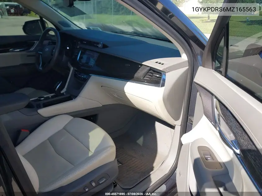 2021 Cadillac Xt6 Awd Premium Luxury VIN: 1GYKPDRS6MZ165563 Lot: 45571895