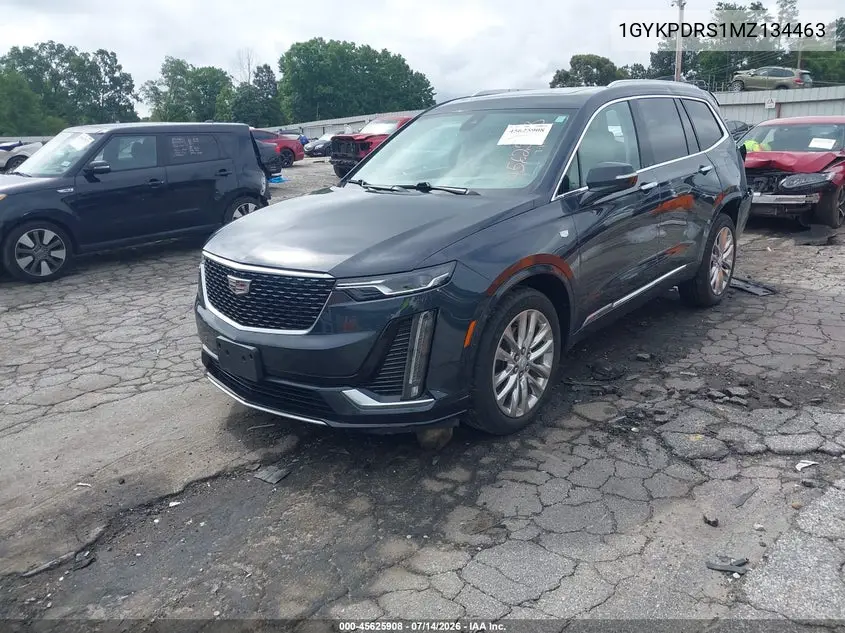 2021 Cadillac Xt6 Awd Premium Luxury VIN: 1GYKPDRS1MZ134463 Lot: 45625908