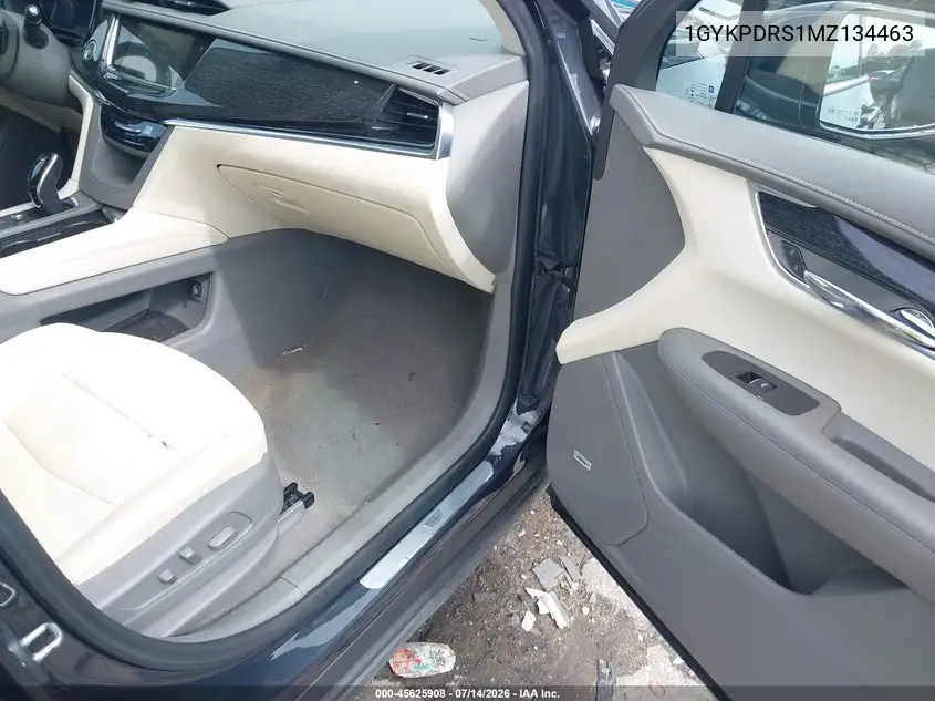 2021 Cadillac Xt6 Awd Premium Luxury VIN: 1GYKPDRS1MZ134463 Lot: 45625908