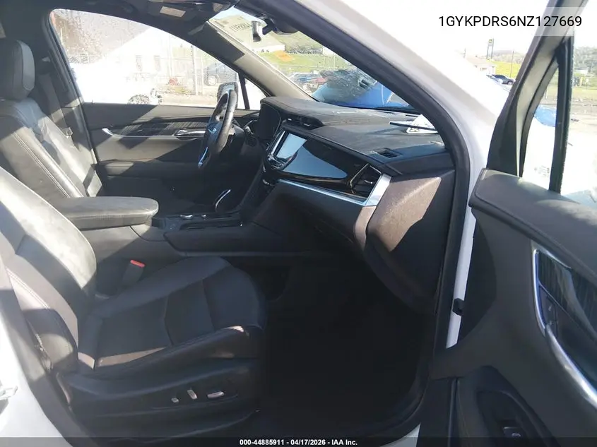 2022 Cadillac Xt6 Awd Premium Luxury VIN: 1GYKPDRS6NZ127669 Lot: 44885911