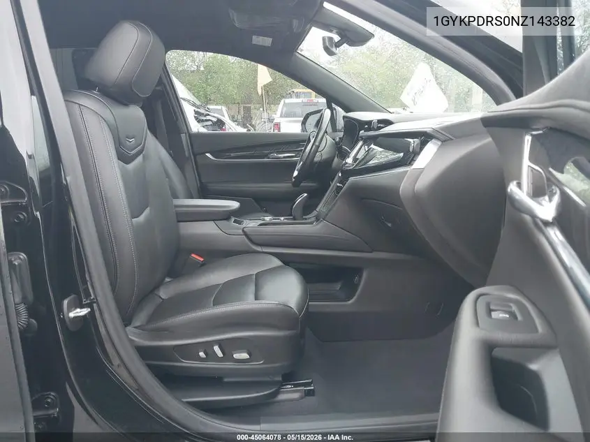 2022 Cadillac Xt6 Awd Premium Luxury VIN: 1GYKPDRS0NZ143382 Lot: 45064078