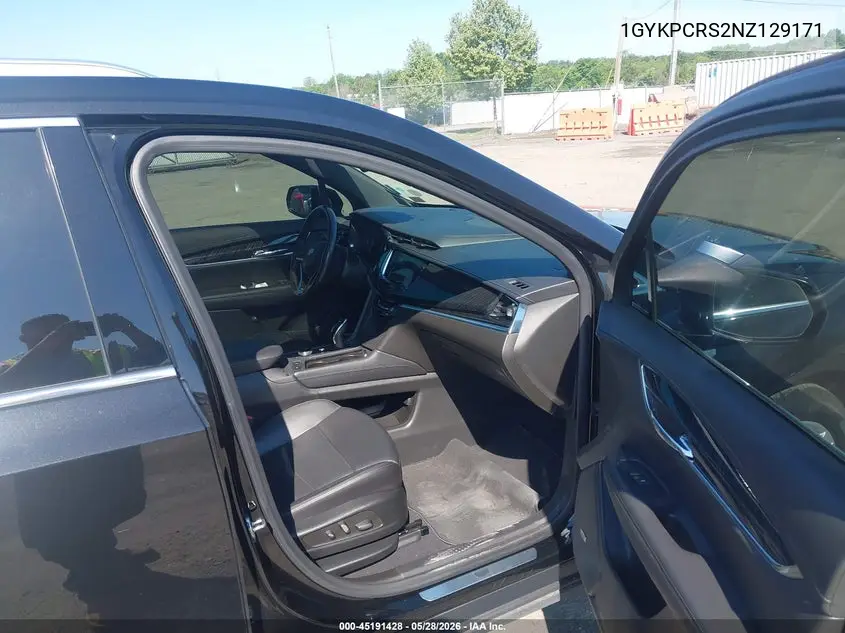 2022 Cadillac Xt6 Fwd Premium Luxury VIN: 1GYKPCRS2NZ129171 Lot: 45191428