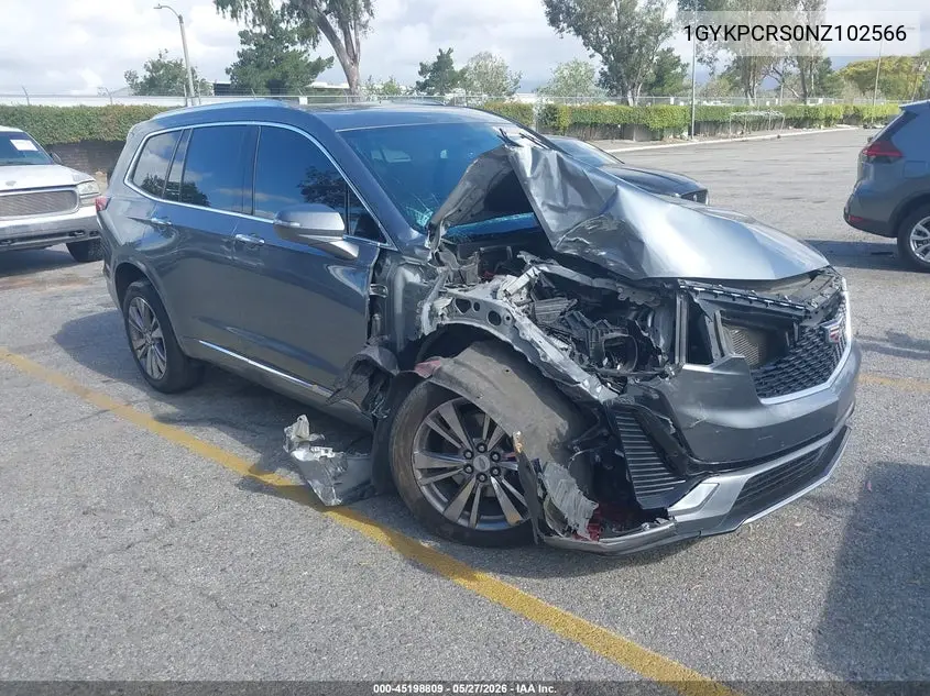 2022 Cadillac Xt6 Fwd Premium Luxury VIN: 1GYKPCRS0NZ102566 Lot: 45198809